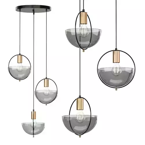 Gervais Chandelier Smoky