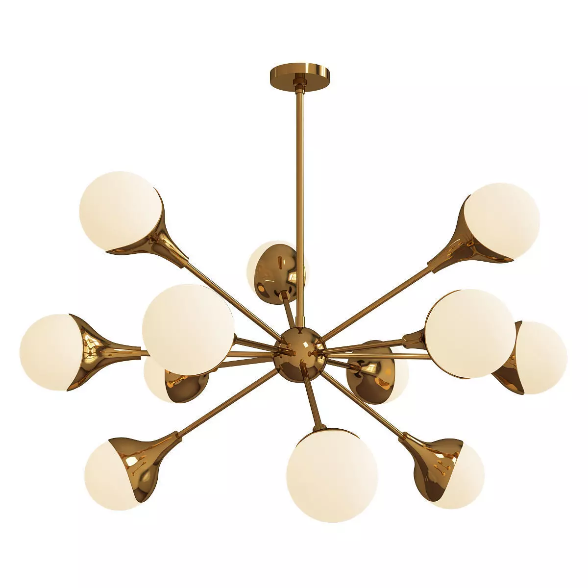 Augustus Chandelier Low-poly 3D model