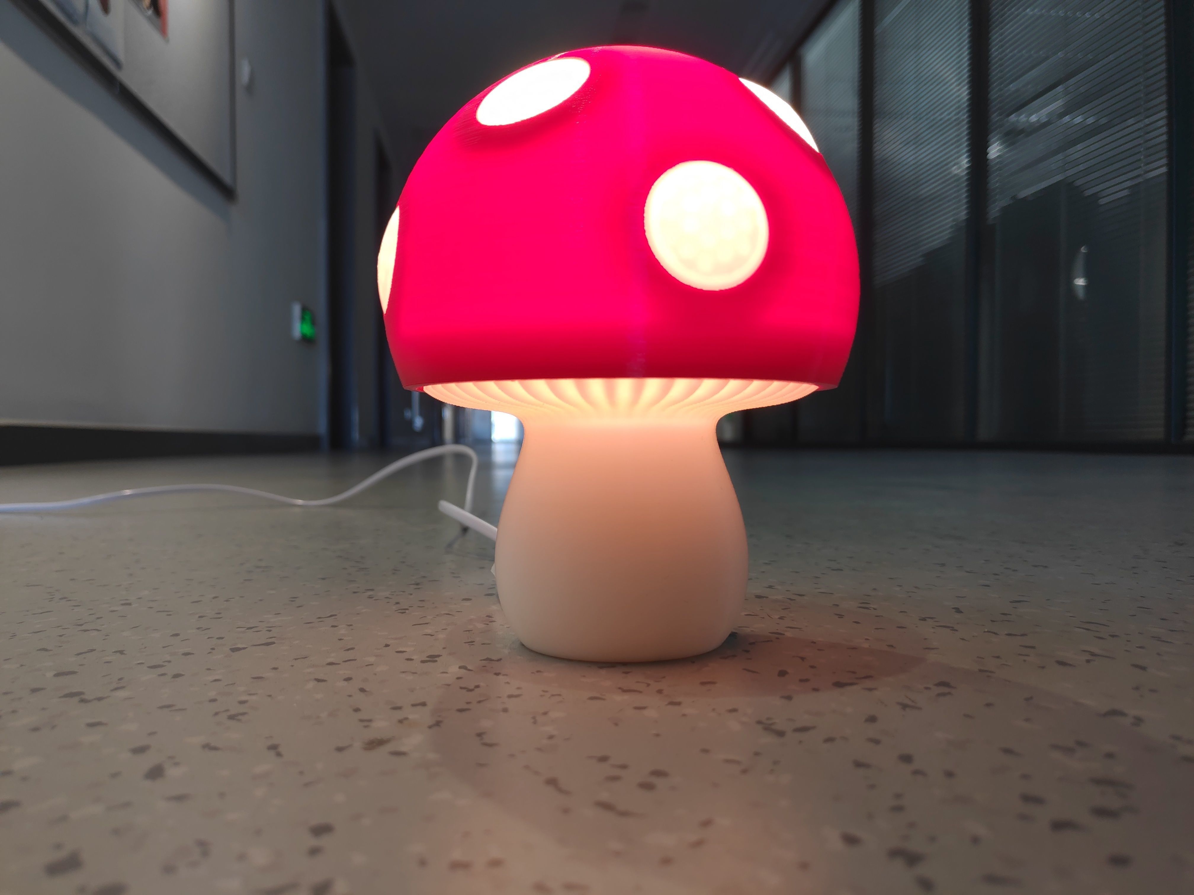 Mushroom Lamp C 3D print model_5