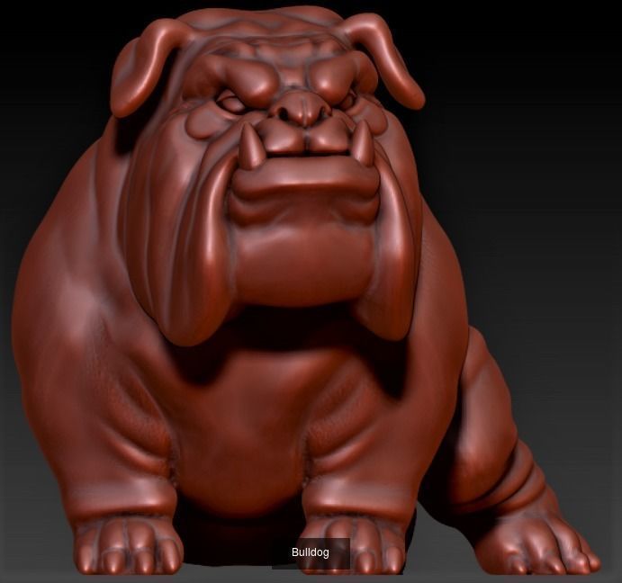 Set of dogs 3D Model Collection_2