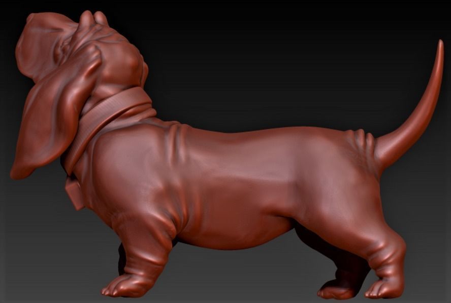 Set of dogs 3D Model Collection_11