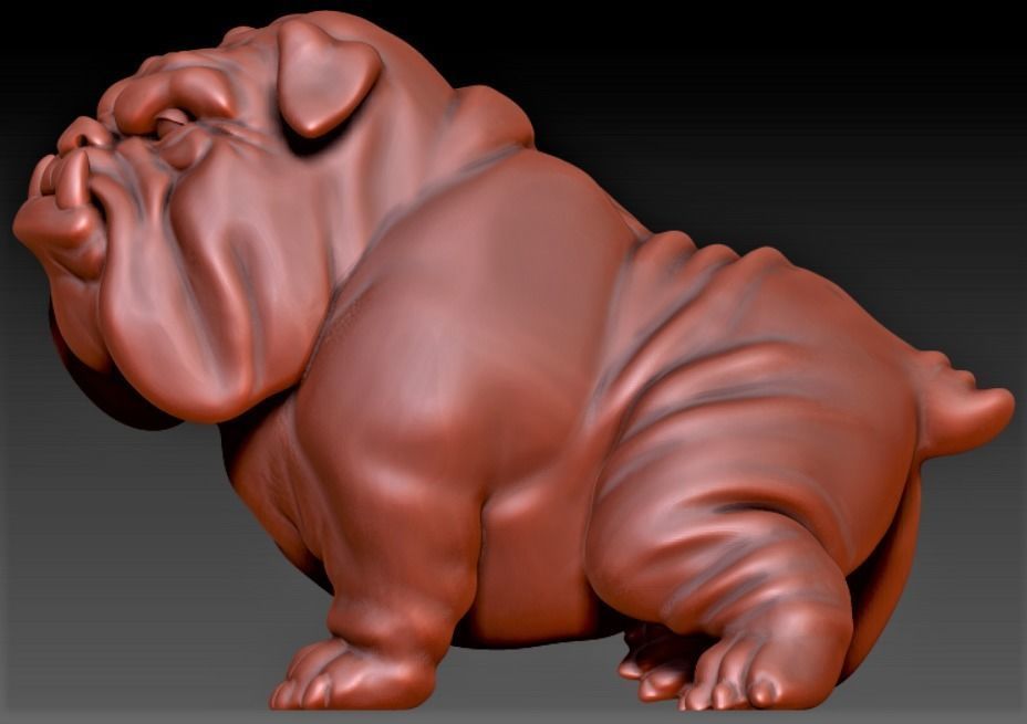 Set of dogs 3D Model Collection_12