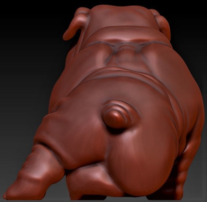 Set of dogs 3D Model Collection_14