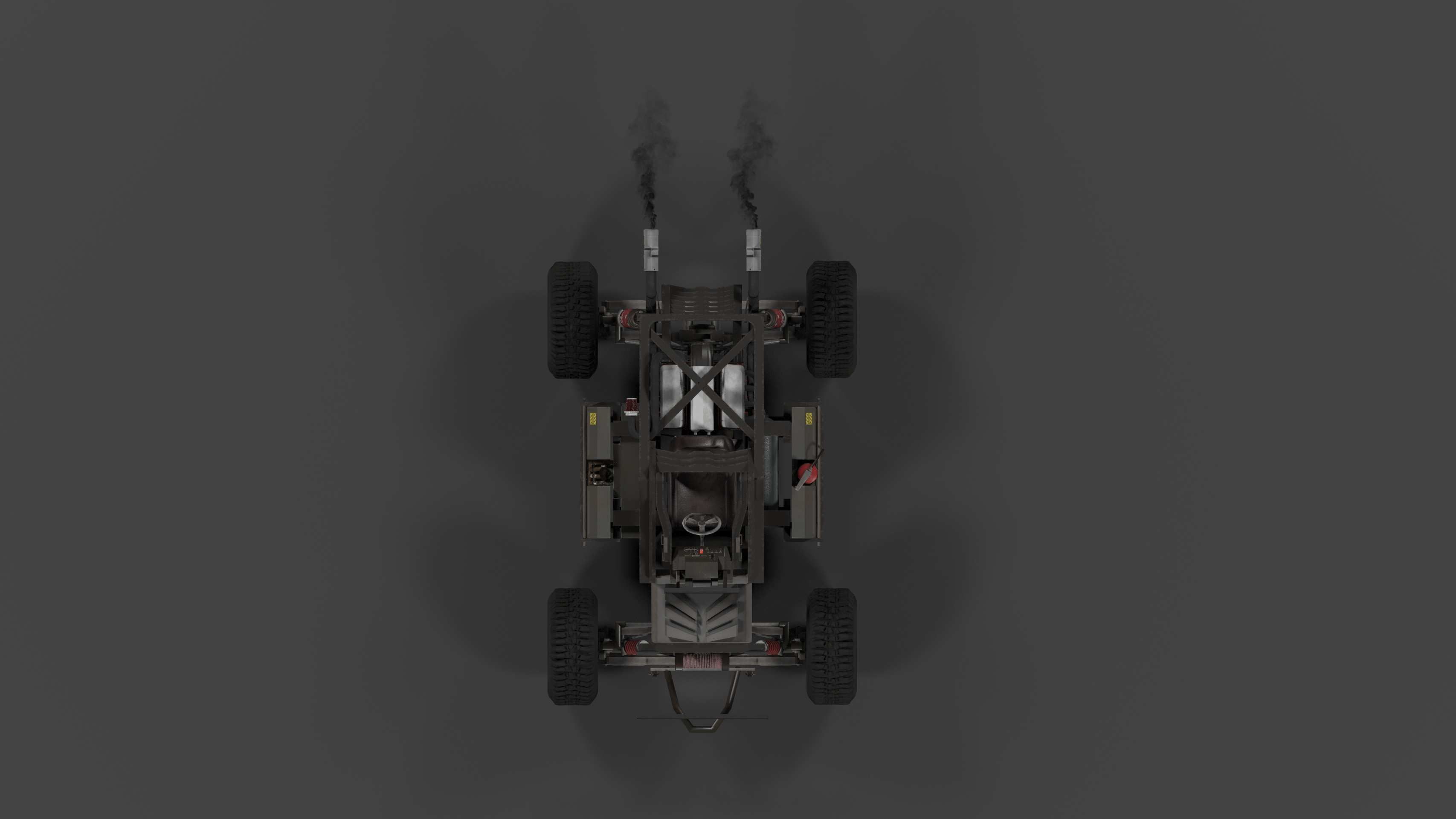 4x4 offroad UTV buggy 3D model_4