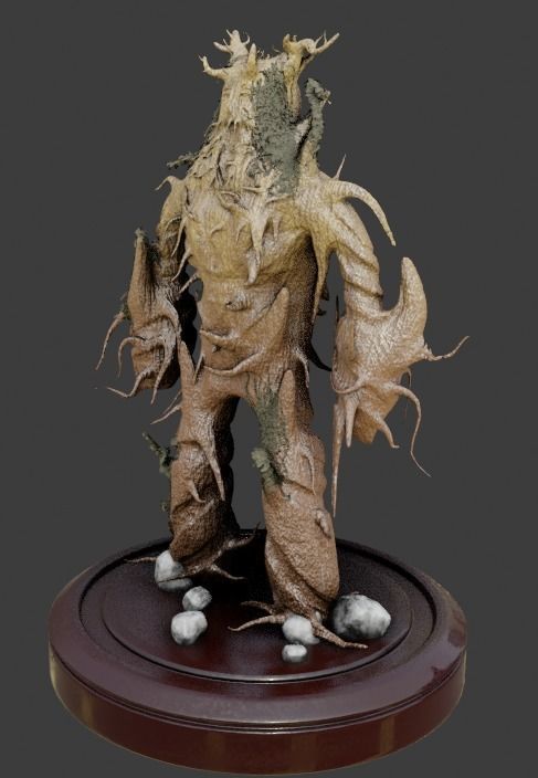 3D model Ent tree Free low-poly 3D model_7