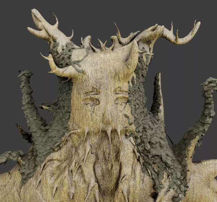 3D model Ent tree Free low-poly 3D model_0