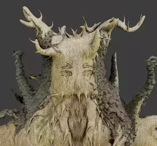 3D model Ent tree Free low-poly 3D model