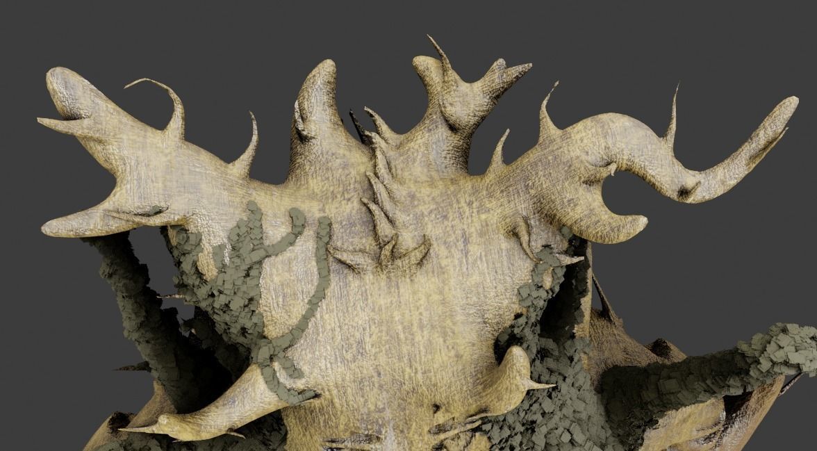 3D model Ent tree Free low-poly 3D model_14