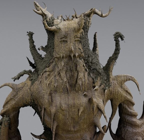 3D model Ent tree Free low-poly 3D model_8