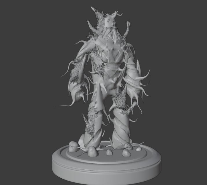 3D model Ent tree Free low-poly 3D model_2