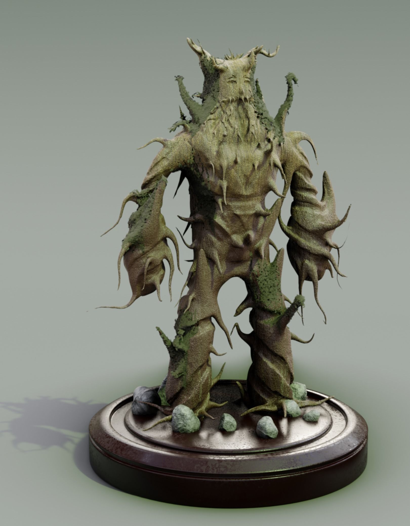 3D model Ent tree Free low-poly 3D model_1