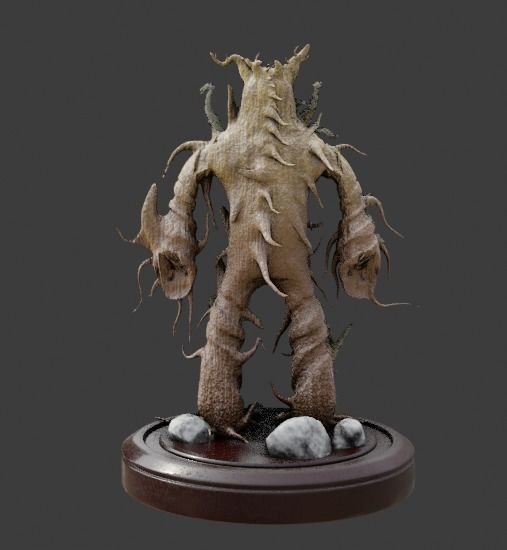 3D model Ent tree Free low-poly 3D model_4