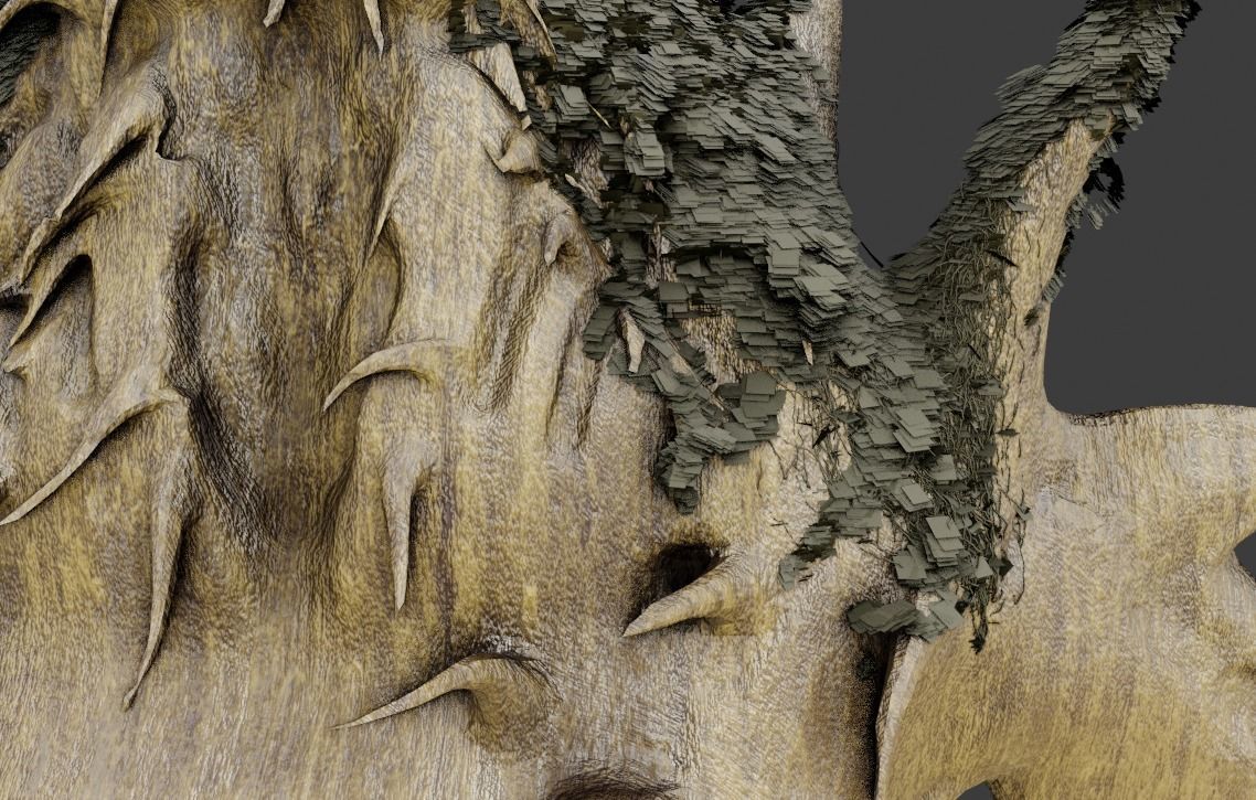 3D model Ent tree Free low-poly 3D model_13