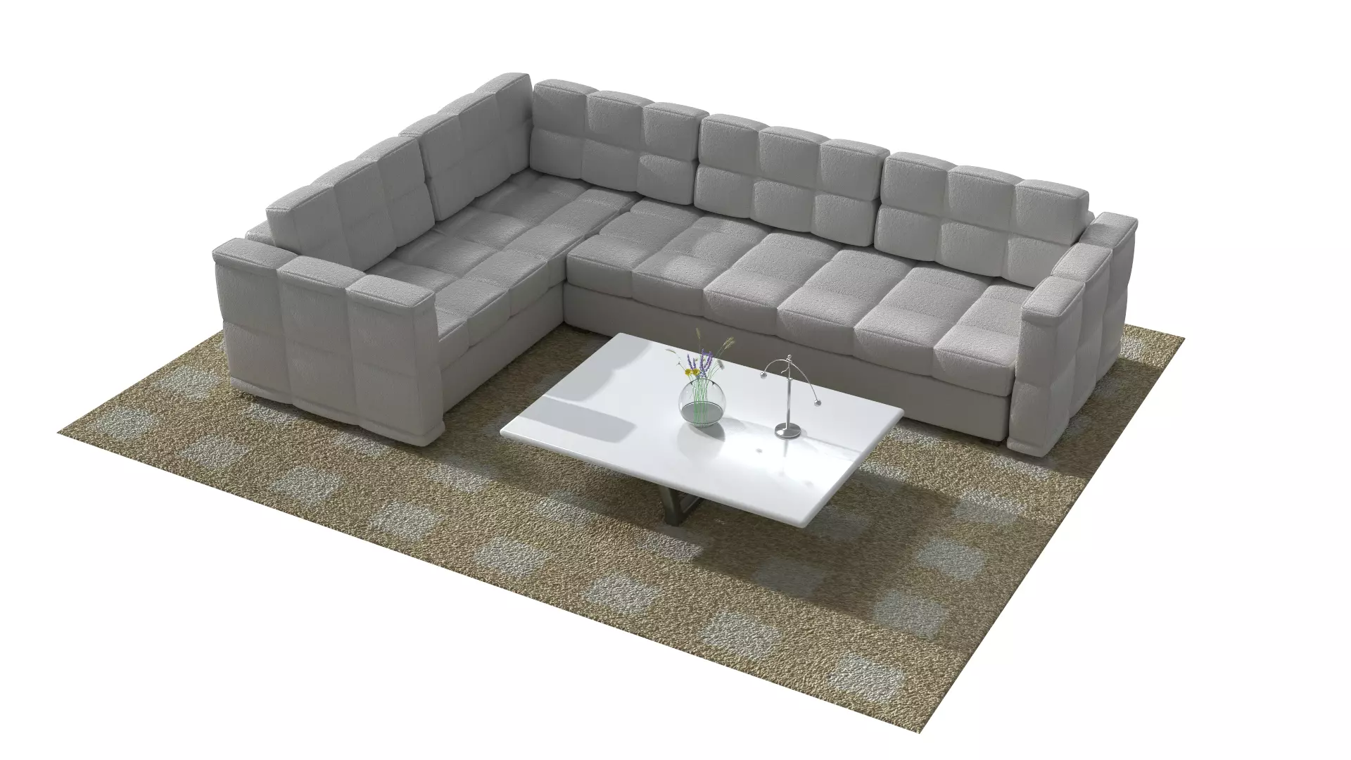 sofa Furniture Set Free low-poly 3D model