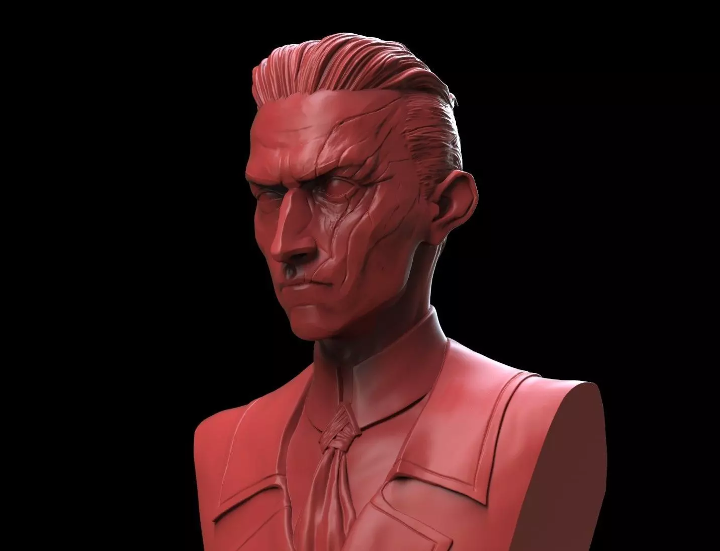 Silco Bust - Arcane 3D print model_0