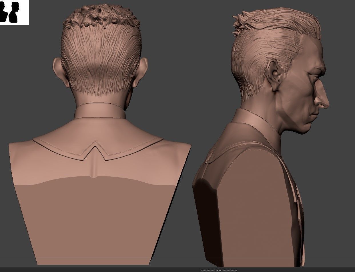 Silco Bust - Arcane 3D print model_8