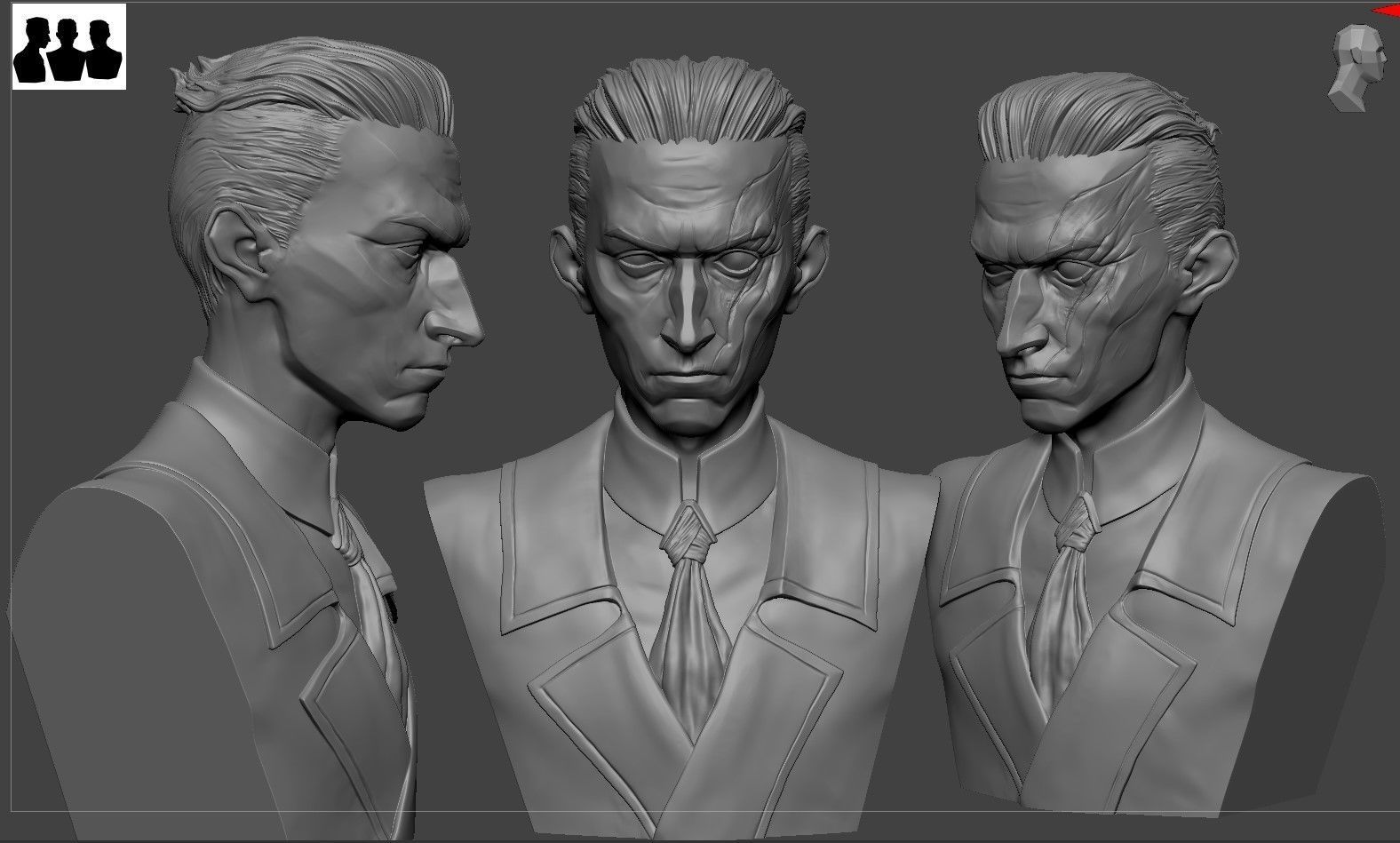 Silco Bust - Arcane 3D print model_4