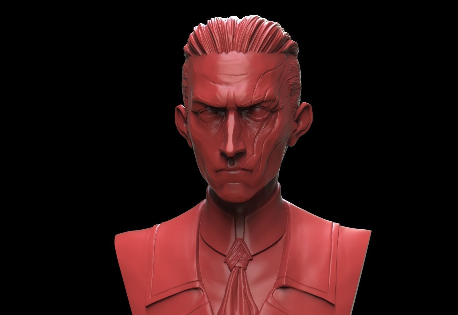 Silco Bust - Arcane 3D print model_1