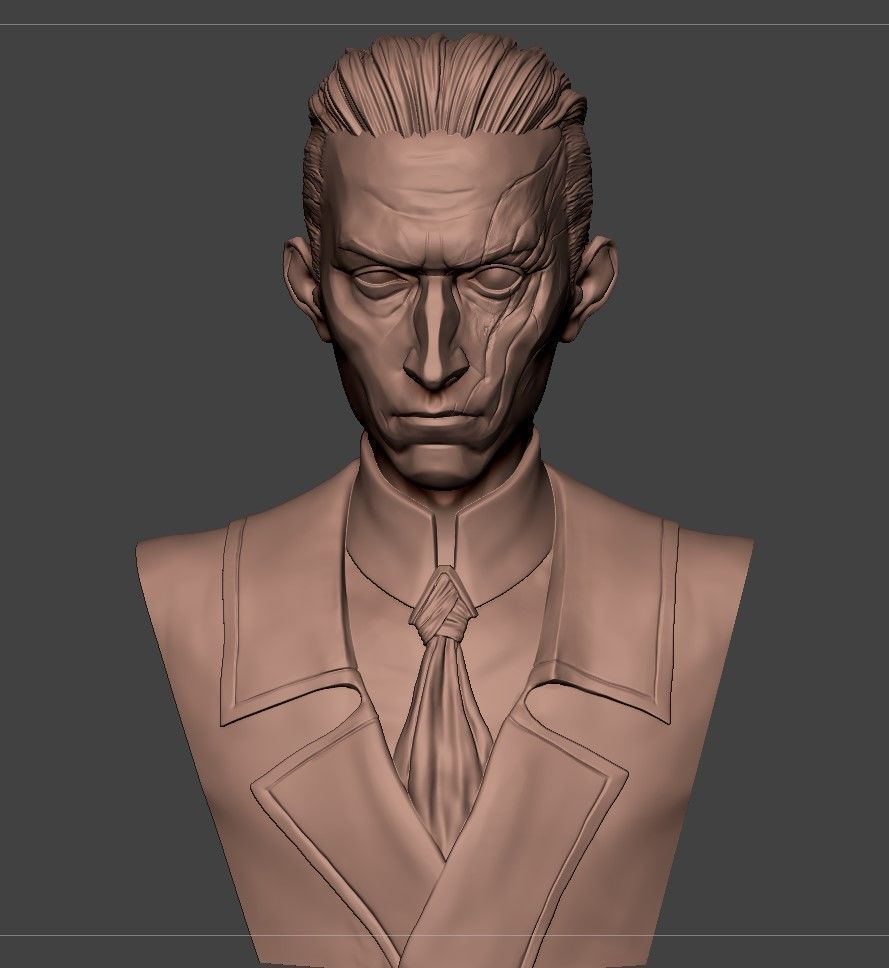 Silco Bust - Arcane 3D print model_6