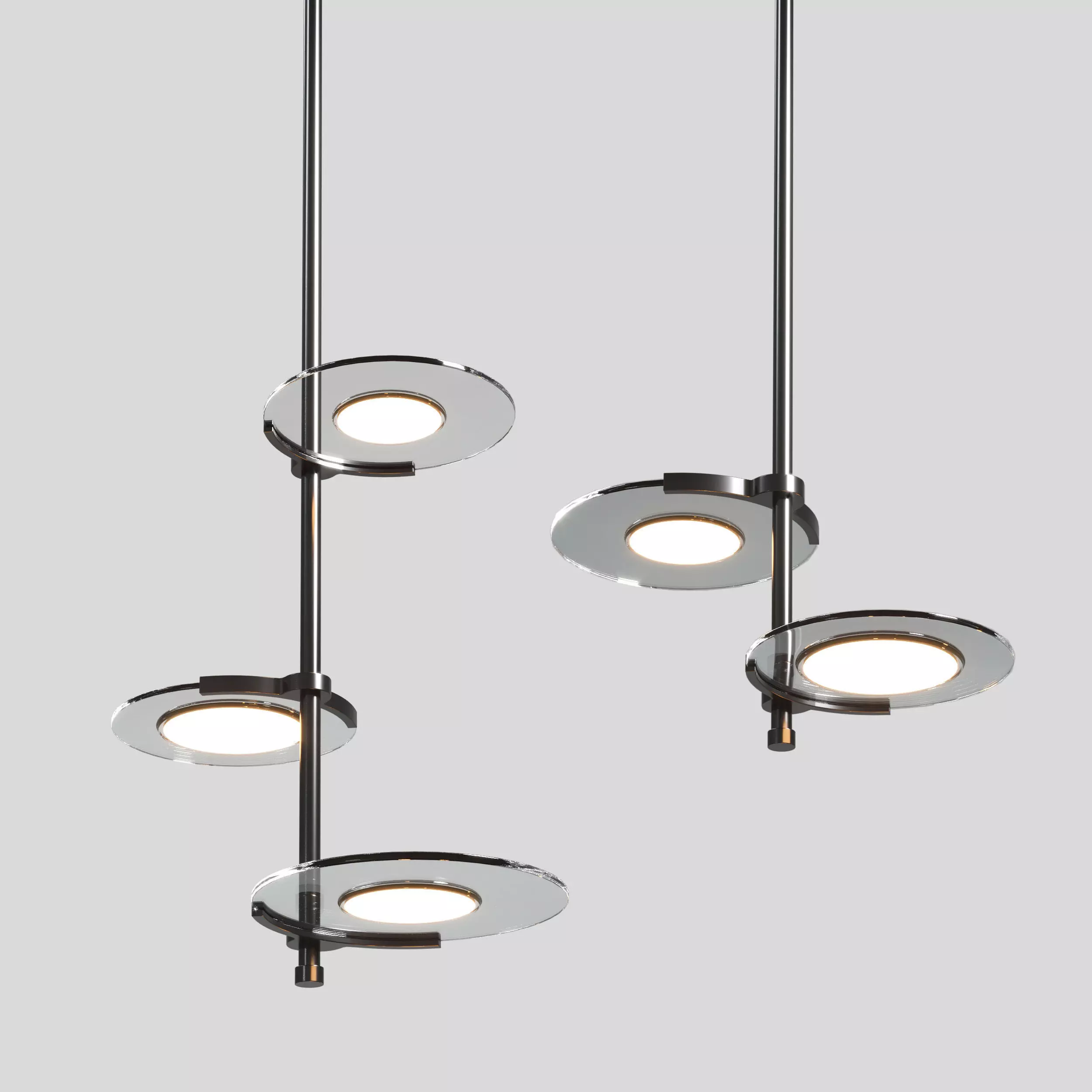 LG Chem Showcases Latest OLED pendant lights 3D model_0