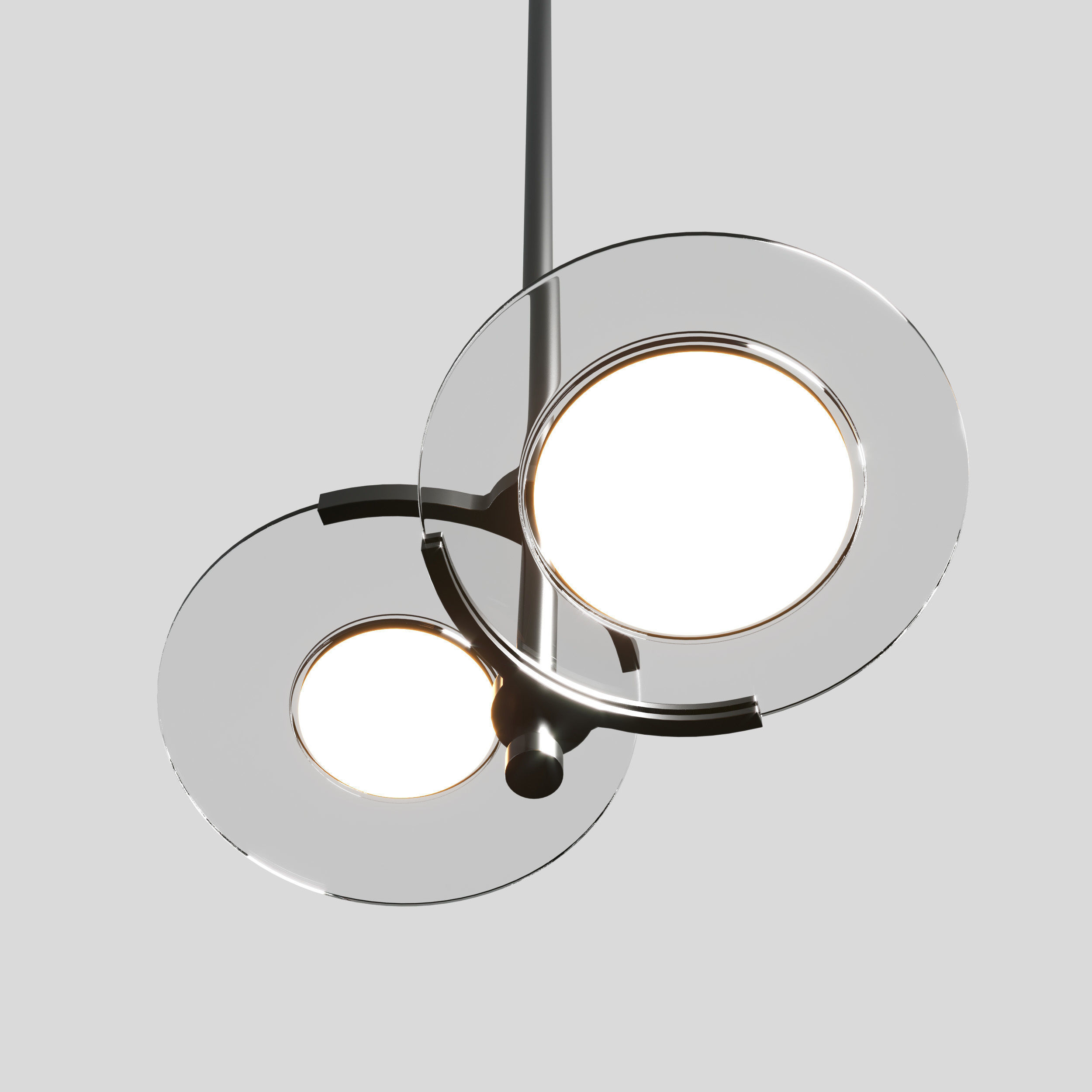 LG Chem Showcases Latest OLED pendant lights 3D model_1