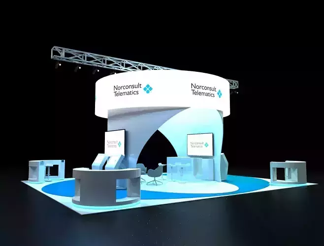 Booth Exhibition Stand 3D model