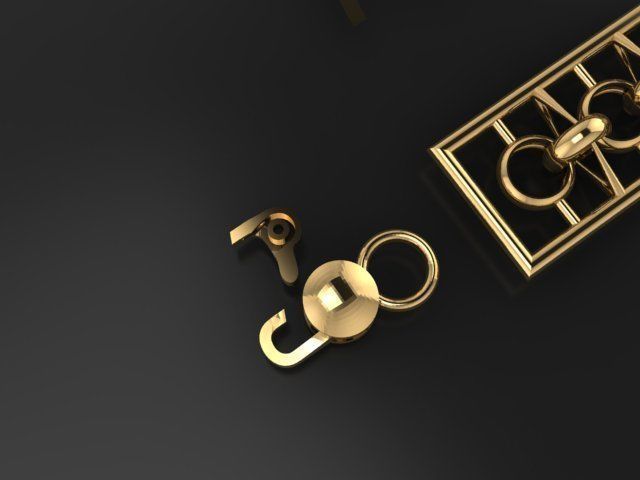  bracelet One piece fusion chain is cast directly 3D print model 3D print model_3