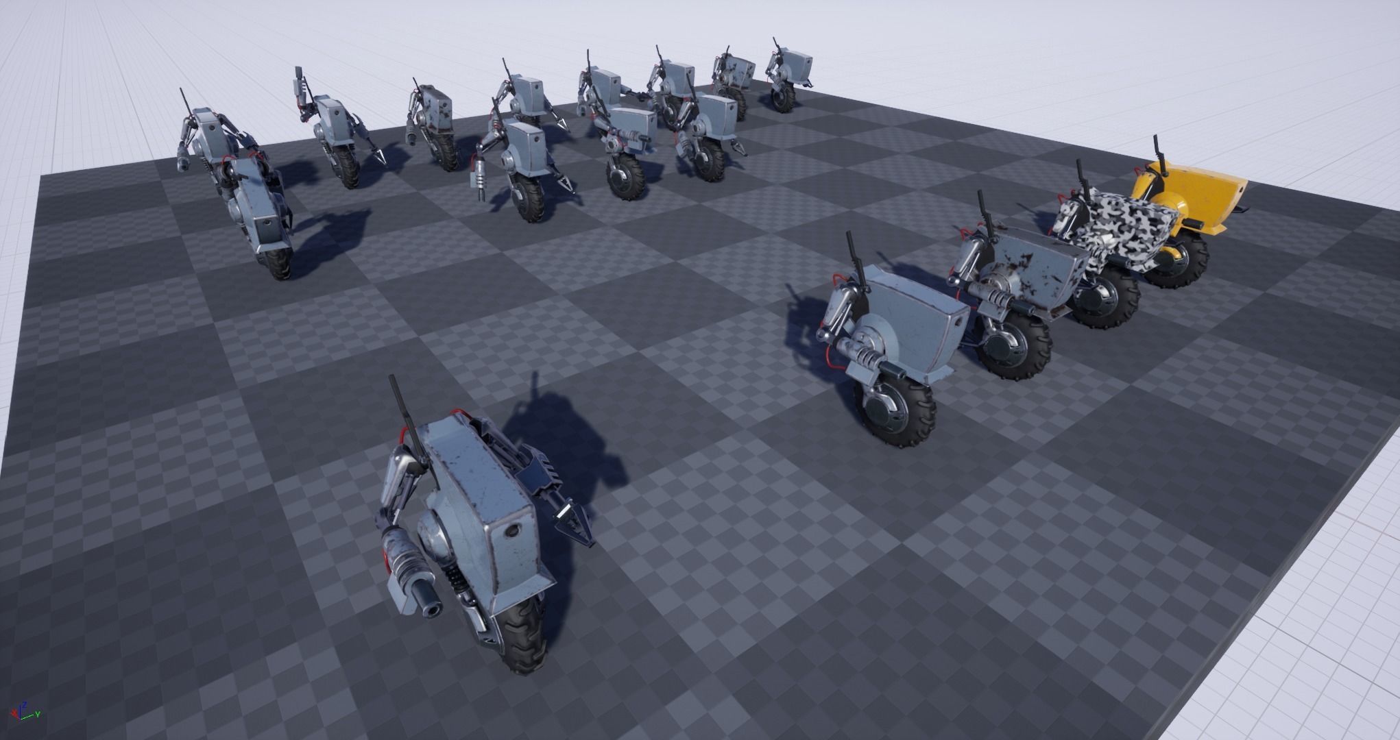 Droid Outlander - Game Ready Low-poly 3D model_17