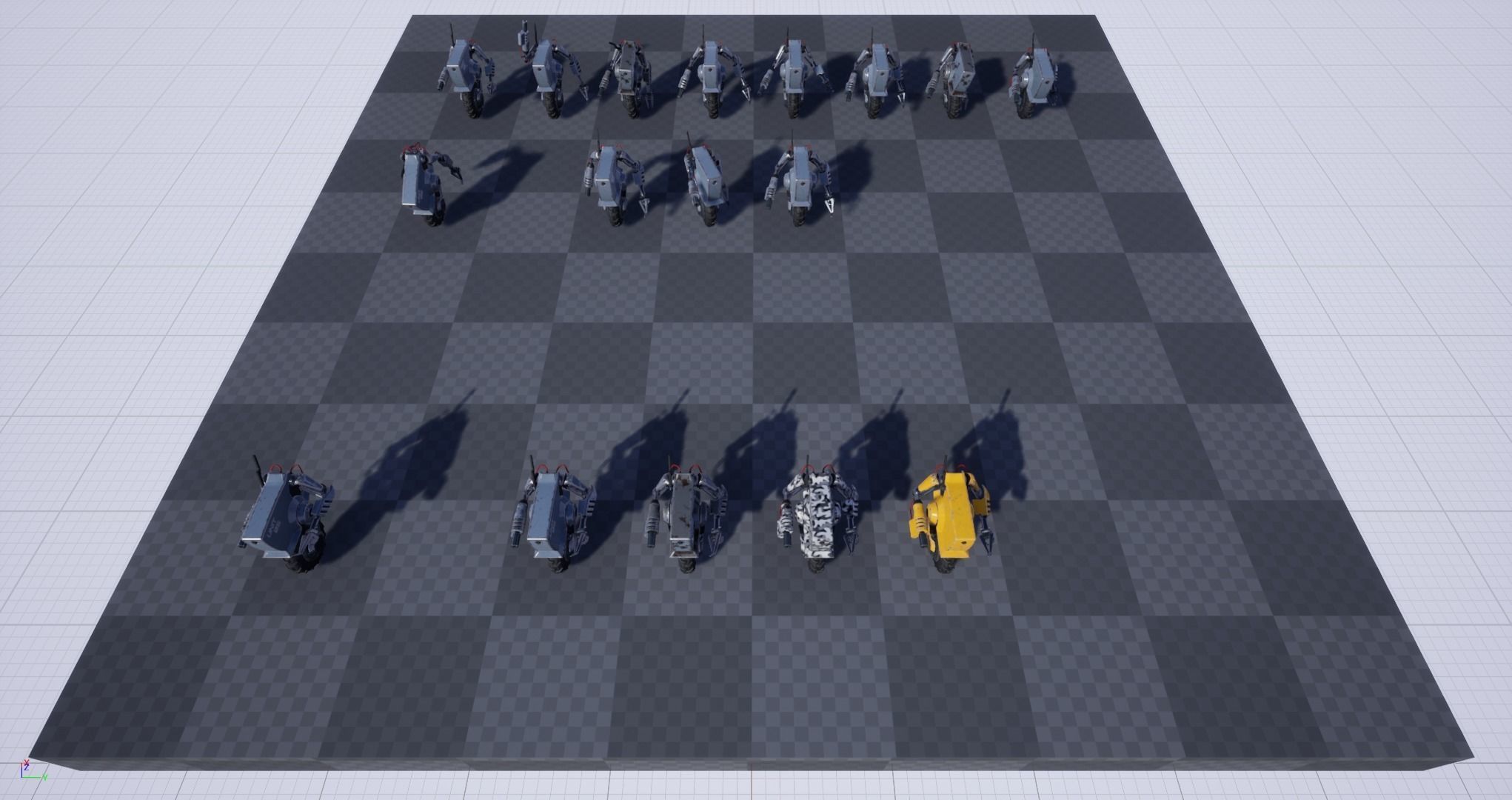 Droid Outlander - Game Ready Low-poly 3D model_20