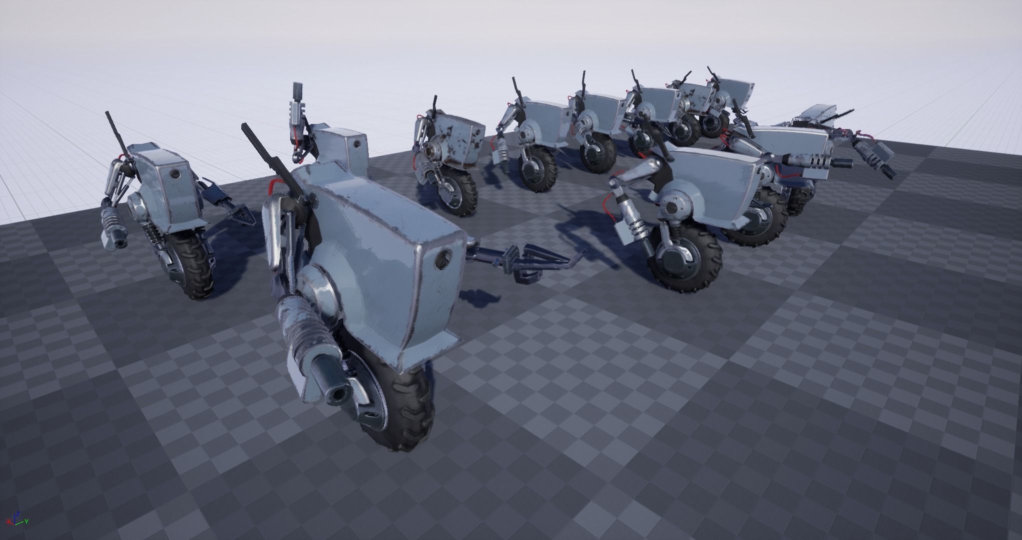 Droid Outlander - Game Ready Low-poly 3D model_18