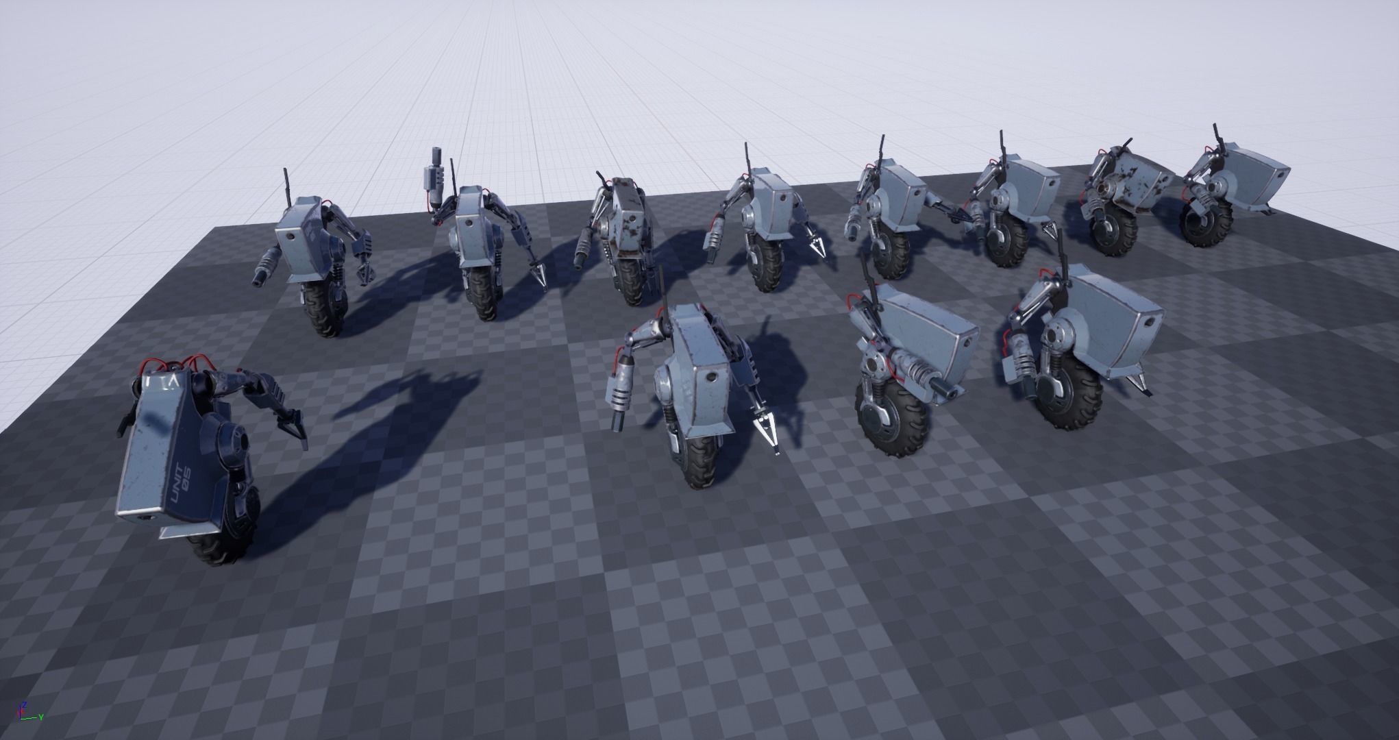 Droid Outlander - Game Ready Low-poly 3D model_19