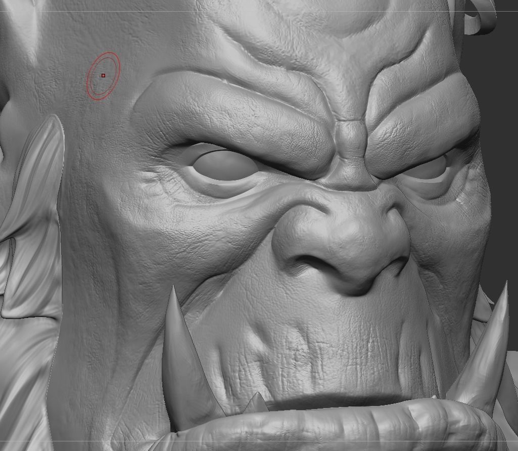 Orc Monk model  of wow for 3dprint 3D print model_2