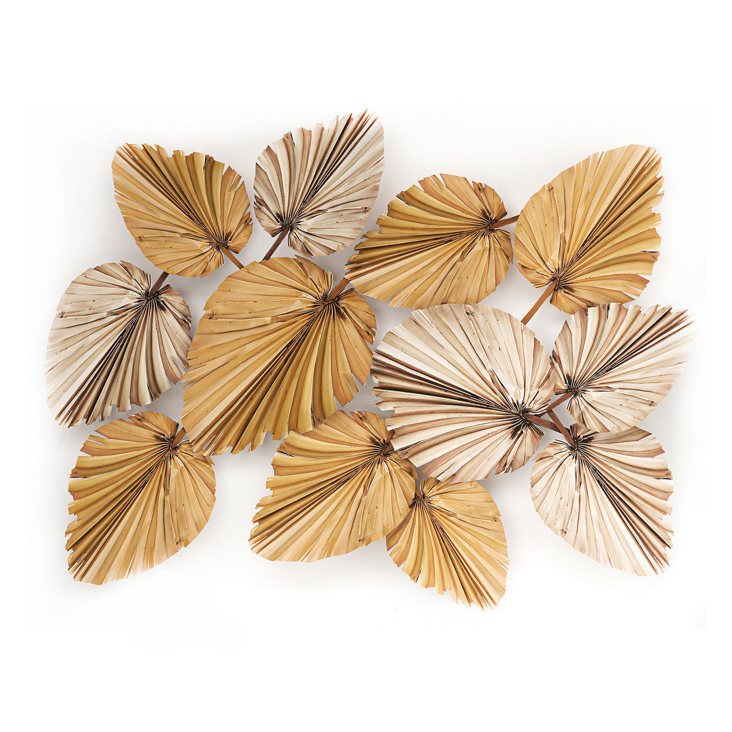 Wall panel made of dry palm leaves 226 3D model_1