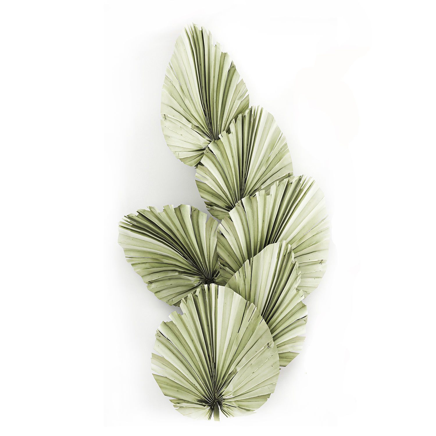 Wall panel made of dry palm leaves 226 3D model_4