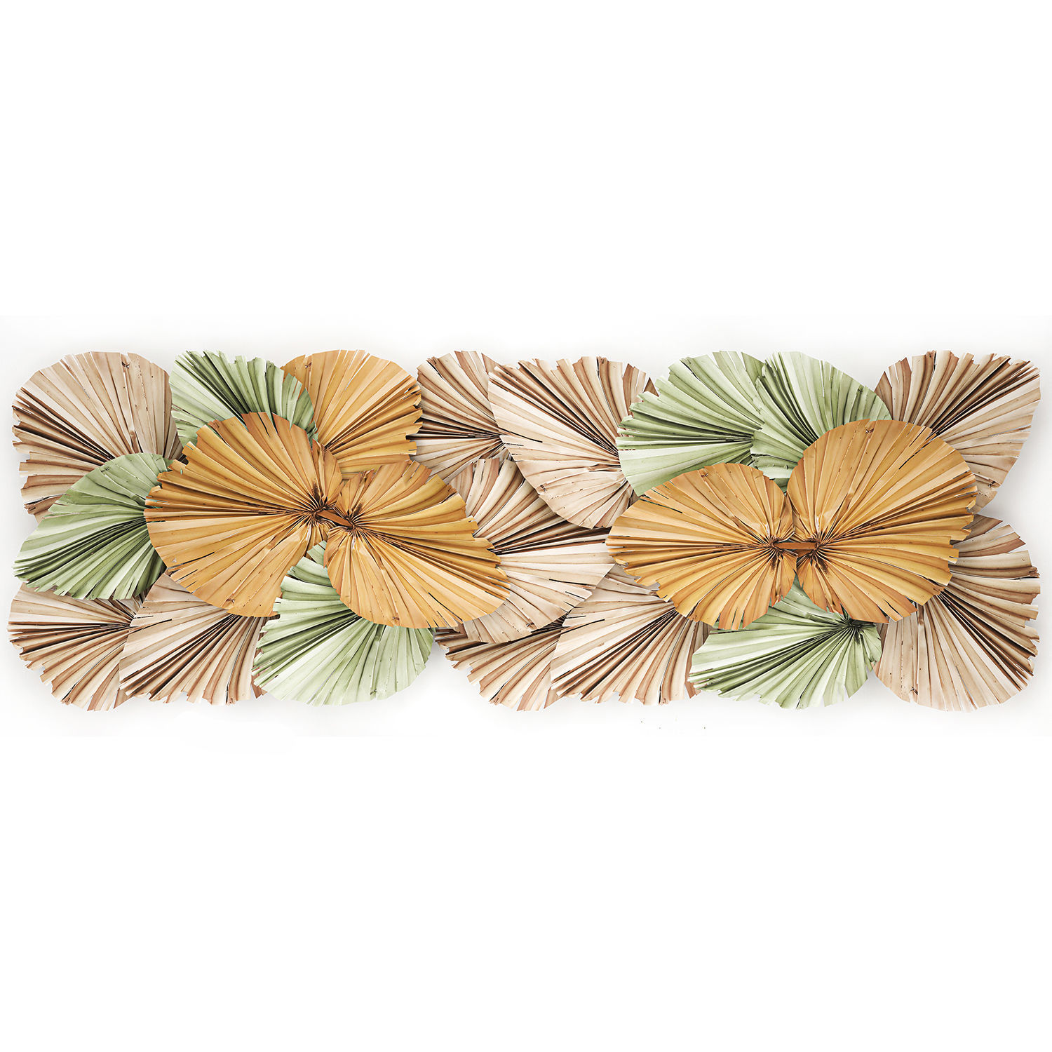 Wall panel made of dry palm leaves 226 3D model_6