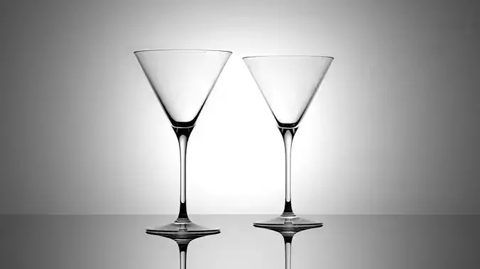 Cocktail Glass for Classic Martini - 3D Model