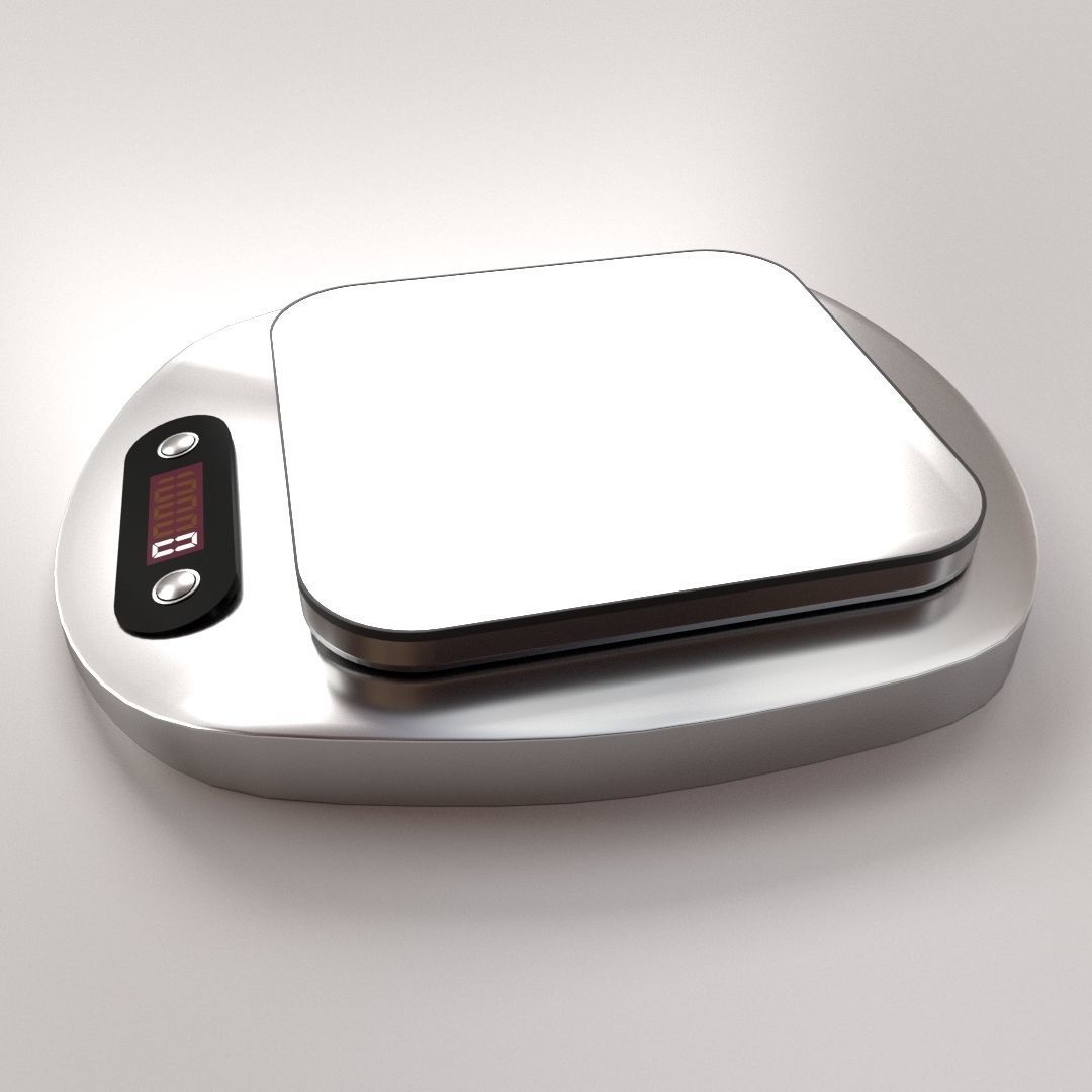 Electronic Scale 3D model_2
