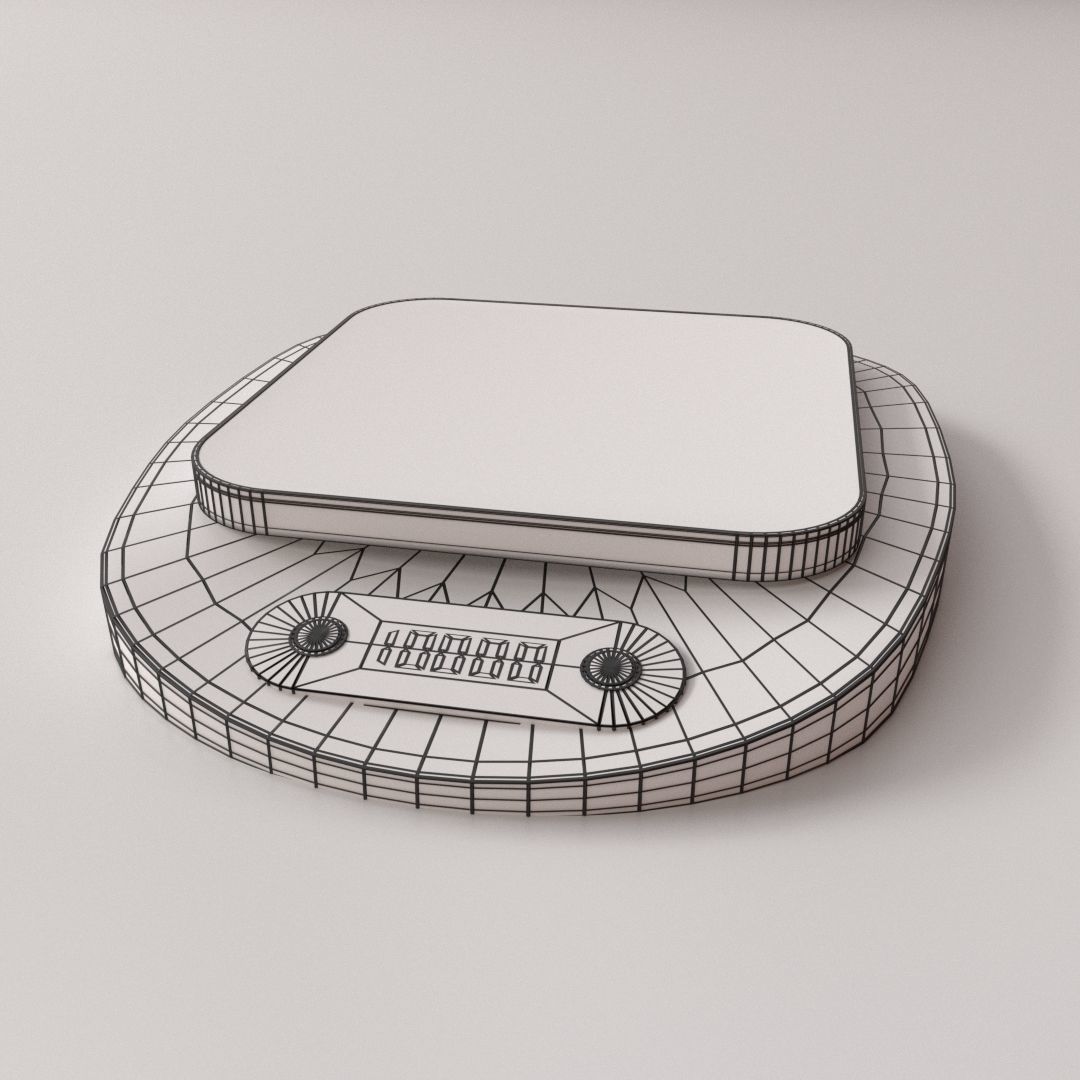 Electronic Scale 3D model_4