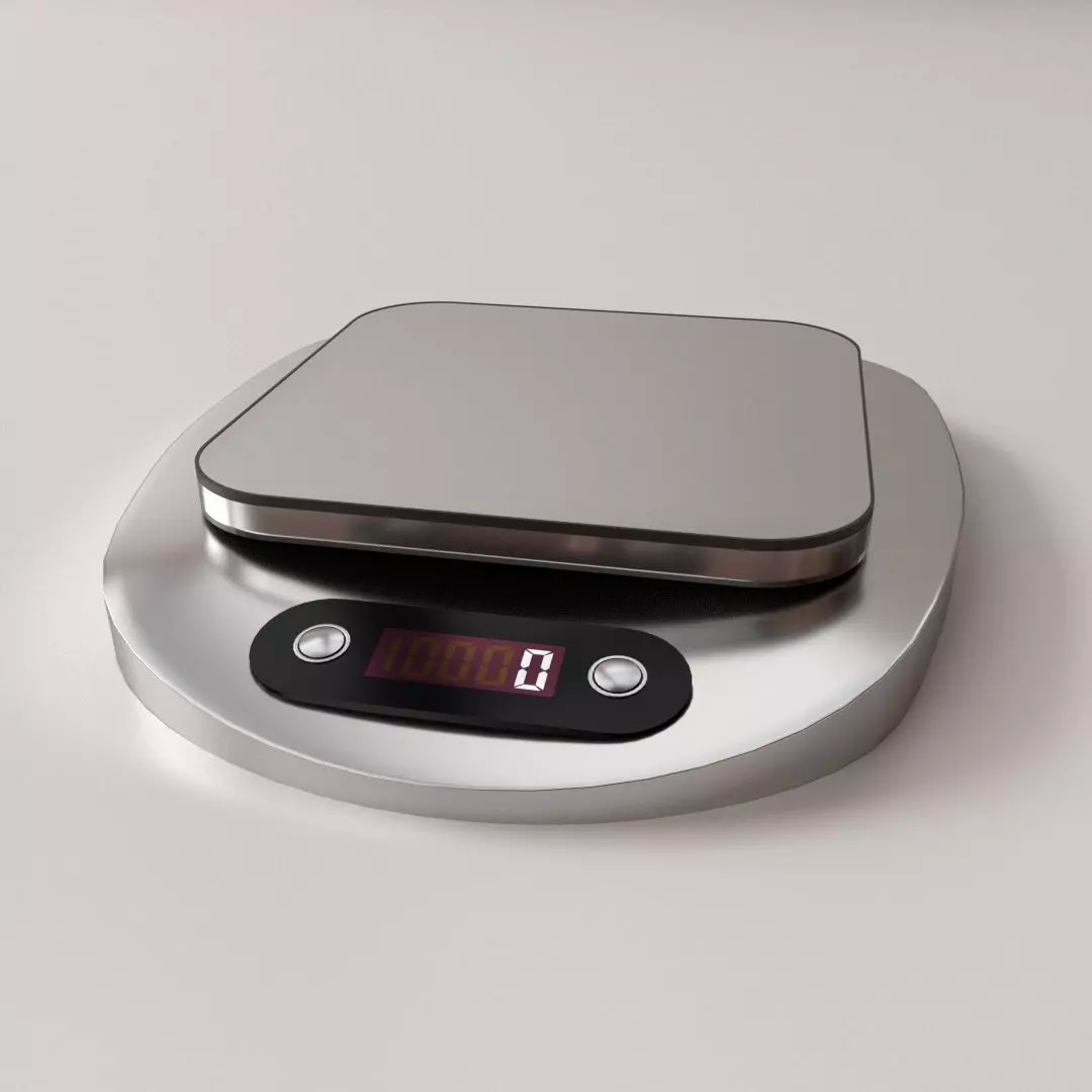 Electronic Scale 3D model_0
