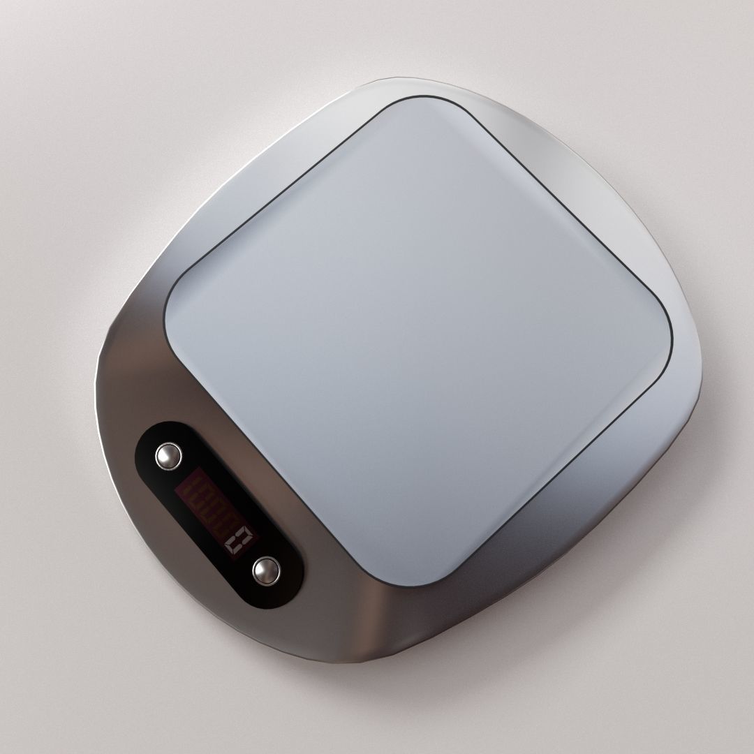 Electronic Scale 3D model_1
