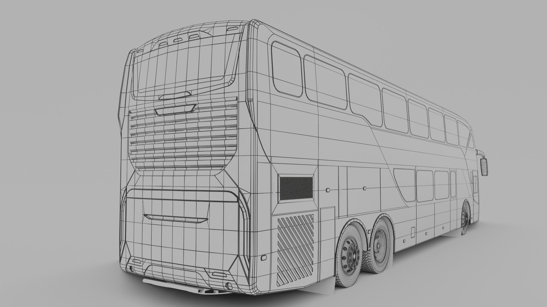 Busscar Busstar DD Low-poly 3D model_11