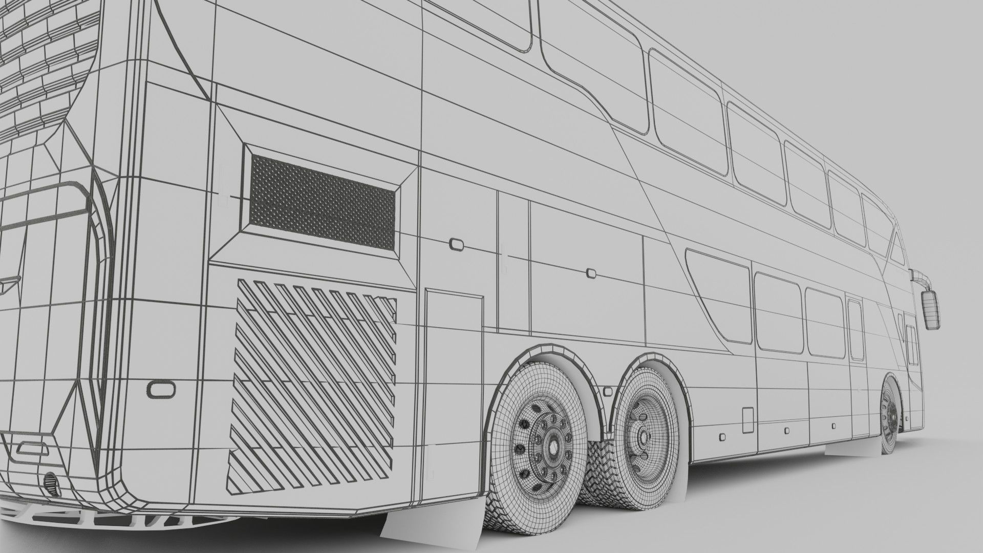 Busscar Busstar DD Low-poly 3D model_13