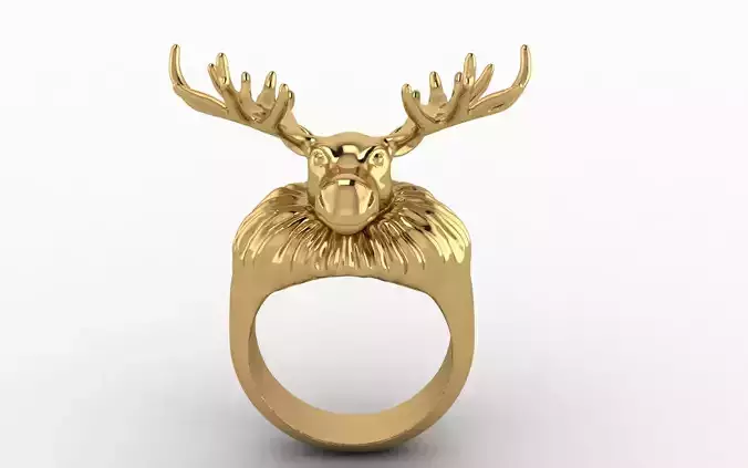 Elk Ring 3D print model