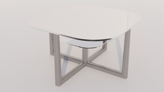 3D model table side VR / AR / low-poly | CGTrader