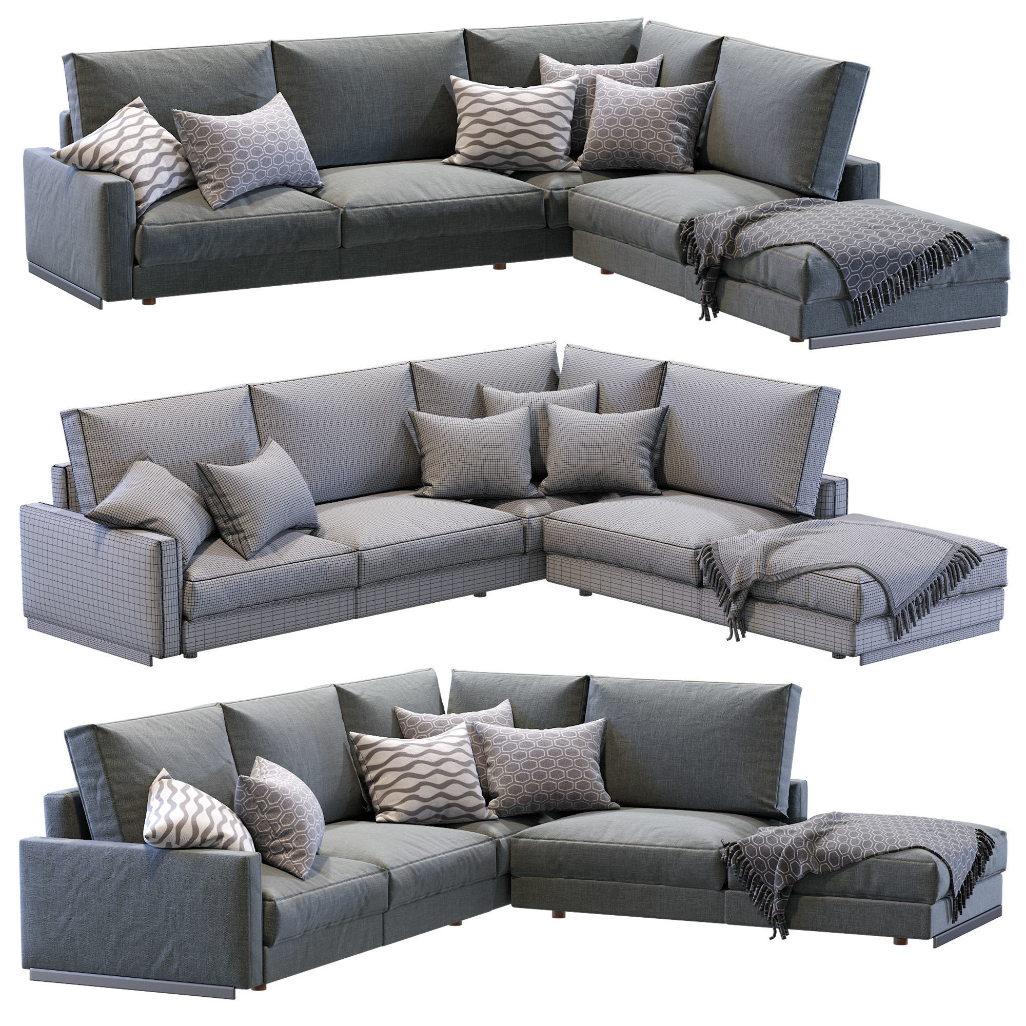 Arflex Rendez Vous Sofa 3D model_2
