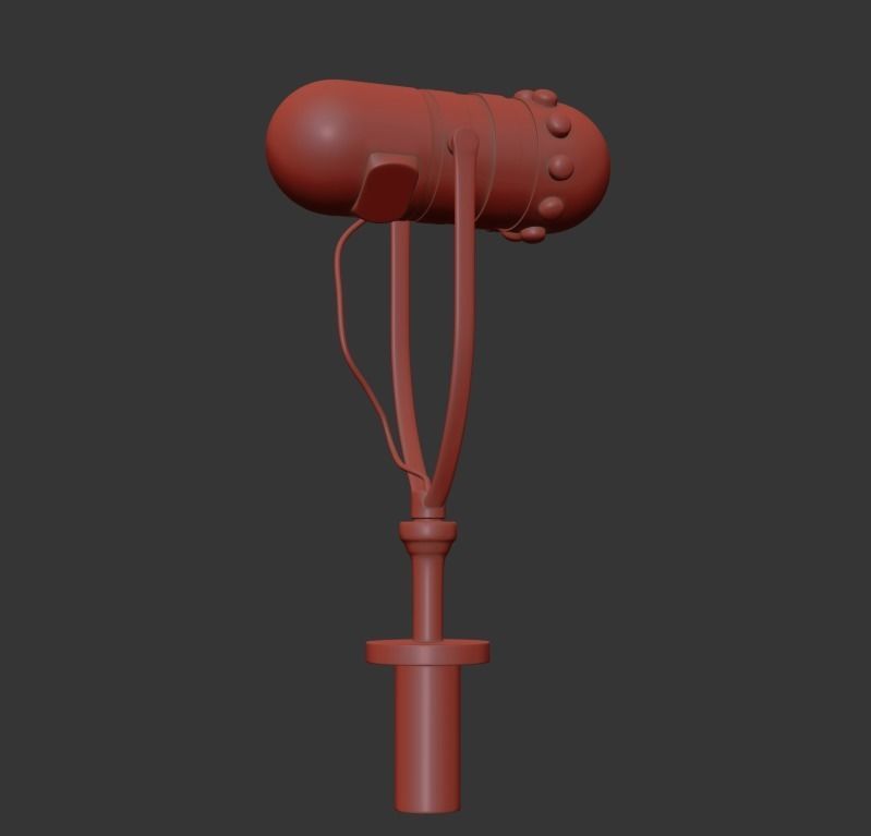 MICROPHONE earphone 3D model_5