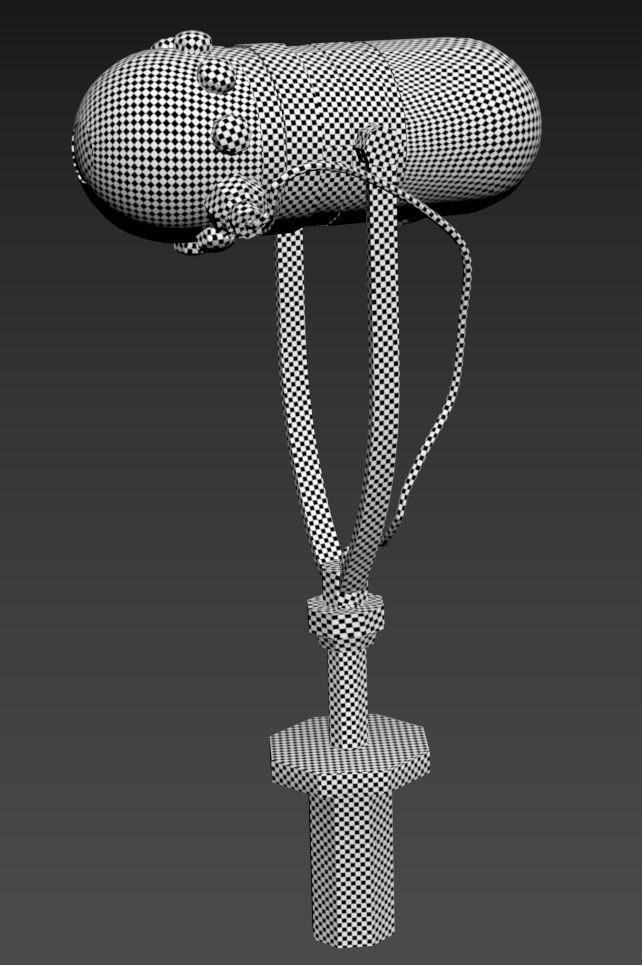 MICROPHONE earphone 3D model_2