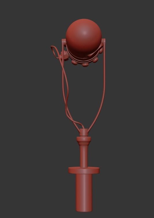 MICROPHONE earphone 3D model_6