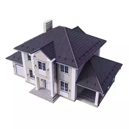 Villa 04 Classic Contenporary 3D model Villa 04 Classic Contenporary 3D model