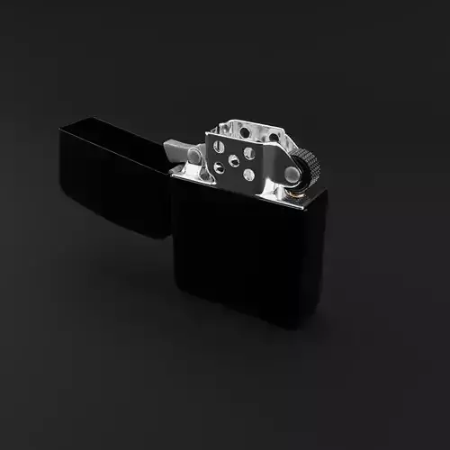 ZIPPO lighter Low-poly 3D model